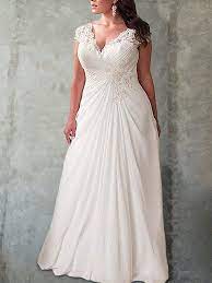 Womenwedding apparelwedding dressesplus size wedding dresses. Empire Sweetheart Sleeveless Lace Sweep Brush Train Chiffon Plus Size Wedding Dresses Online Wedding Dress Cheap Wedding Dress Wedding Dresses