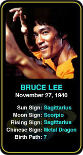 bruce lee famous sagittarius astrology zodiac signs