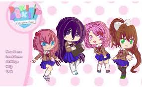 Doki Doki literature club as gacha club characters SmolBoo - Illustrations  ART street