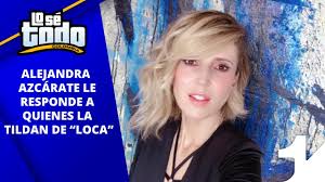 Con un impresionante vestido se robó la atención de la gala en la premiación, el corte largo que denota elegancia, elegido para. Lo Se Todo Me Dicen Loca Alejandra Azcarate Se Despacha Contra Sus Criticos Youtube