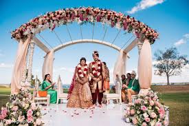 Indian wedding decorations emphasize on the floral theme to adorn the wedding stage. Indian Wedding Decoration Grandeur In Every Way