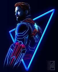 Featured with the picture of captain america, i listed this wallpaper as the #5 of all 23 superheroes wallpaper. Neon Captain America Wallpaper Kolpaper Awesome Free Hd Wallpapers