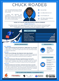 infographic resume design