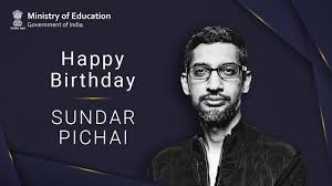 He joined google in 2004 after clearing their interviews. Sundar Pichai S Birthday Ramesh Pokhriyal Shares Special Message Trending Hindustan Times