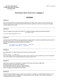 Il s'agit du nombre qui est limité, donc « le nombre de réservations est limité ». Notes Sur Les Exercices Langage C 9 Docsity