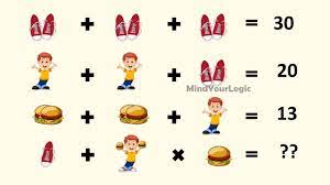 Pair of shoes = 10. Boy Burger And Shoe Puzzle Shoe Boy And Hamburger Puzzle Answer Youtube