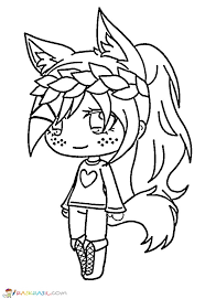Your dream of creating your anime character will. Gacha Life Coloring Pages Unique Collection Print For Free