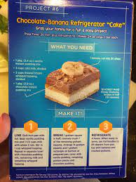 Honeymaid Graham Cracker Recipe Back Of The Box Sounds Yummy Chocolate Banana Banana Dessert Recipes Refrigerator Cake