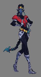 I drew Kimberly as Nightcrawler (their teleport looks similar) :  r/StreetFighter