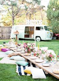 50+ dinner party themes for every month & season. Bright Boho 30th Birthday Party Inspired By This Outdoor Dinner Parties Eco Friendly Birthday Party Outdoor Dinner