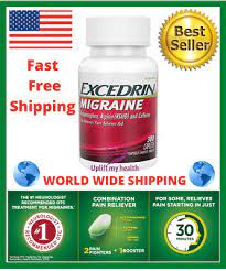 Speak with your doctor before using excedrin migraine together with ibuprofen (advil, motrin). Excedrin Migraine 300 Coated Caplets Headache Pain Reliever Worldwide Ship Ebay