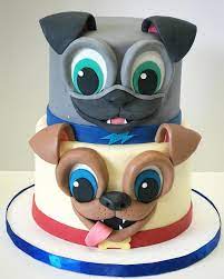 a cake life on instagram puppy dog pals with hand molded bingo and rolly faces fondant dogum gunu pastasi dekorasyon dogum gunu fikirleri dogum gunu