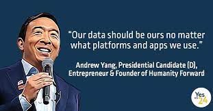 Yang responded to a new york daily news cartoon of him in times square and a recent subway. Andrew Yang Why Vote Yes On Prop 24 Yes On Prop 24