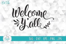 Download Welcome Y All Graphic By Easyconceptsvg Creative Fabrica PSD Mockup Templates