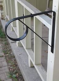 This listing is for a handrail that works for 2 steps with the end posts top and bottom on different levels. New Custom Made Wrought Iron 1 2 Step Handrail Small Grab Rail Non Slip Finish Custommade Iron Handrails Wrought Iron Handrail Iron Stair Railing
