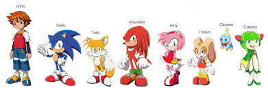 Chris' Sonic team by jurassicdinodrew
