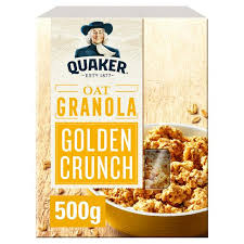 Quaker oatmeal cookies, raisins, 162g. Quaker Oat Golden Crunch Granola 500g Sainsbury S