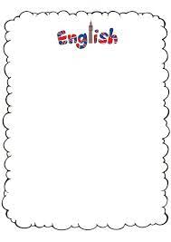 Caratulas para pintar de ingles. Caratula De Ingles Para Pintar Caratula Para Ninos Caratulas Ingles Caratulas Para Trabajos