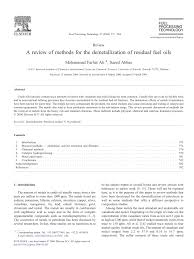 Share with email, opens mail client. Pdf A Review Of Methods For The Demetallization Of Residual Fuel Oils