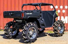 In this video we wanted to do a comparison between the two machines on items not really mentioned on a spec sheet. Raised Low Rider Defender Utv Action Magazine Jacked Up Trucks Polaris Atv Defender