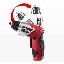 Hyper Tough 4v Max Lithium Ion Cordless Power Screwdriver 1 4 Inch With Charger Rotating Handle Led Light Magnetic Bit Holder Bits Walmart Com Power Screwdriver Cordless Screwdrivers Led Work Light