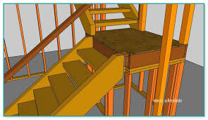 International building code states that a flight of stairs shall not have a vertical rise greater than 151 inches (3835 mm) calculating stairs with landings. Build Deck Stairs With Landing Home Improvement