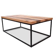 The oak shelf adds both function and refinement. Tribeca Reclaimed Coffee Table Saltwoods