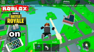 I Tried Fortnite Roblox On Phone Roblox Fortnite Android Gameplay