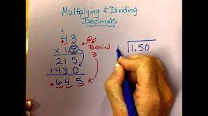 Multiplication and division are two important arithmetic operations in mathematics. Multiply And Divide Decimals Youtube
