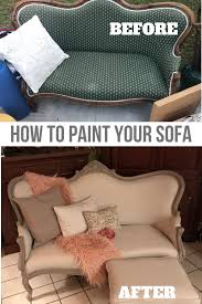How To Paint A Fabric Sofa Painting Fabric Furniture Reupholster Furniture Furniture Fabric