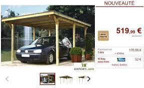 Carport Tomica En Bois Traite Classe Iii Pas Cher Carport Vente Unique Ventes Pas Cher Com Building A Carport Flat Roof Shed Pergola