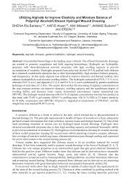 The selection pressure will cause greater convergence in mutations that affect the critical spike protein of the virus that is responsible for breaking through the mucosal surfaces of our airways, the route used by the virus to enter the human body. Utilizing Alginate To Improve Elasticity And Moisture Balance Of Polyvinyl Alcohol Chitosan Hydrogel Wound Dressing Scientific Net