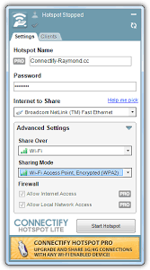 A hotspot is a site that offers internet access over a wireless local area network (wlan) through the use of a router connected to a link to an internet service provider. 10 Ad Free Programs To Share Wireless Internet Connection In Windows Raymond Cc