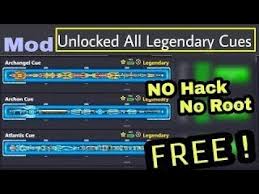 With the new legendary cues, you can now have up to 6% payback of your entry fee per cue. Hurry No Tension Unlock All Legendary Cues In 8 Ball Pool No Hack No Root Free Mod Ø¯ÛŒØ¯Ø¦Ùˆ Dideo