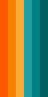 Teal gets its name from the colored area around the eyes of the common teal, a member of the duck family. Orange And Teal Color Scheme Green Schemecolor Com