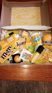 Happy Birthday Birthday Gift Box Ideas For Best Friend Gift Ideas A Yellow Box Of Joy For Someone Who Is Down Bff Birthday Gift Birthday Gifts For Best Friend Sunshine Gift