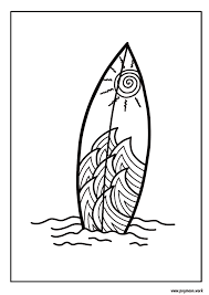 Download this adorable dog printable to delight your child. Top 5 Surfboard Coloring Pages