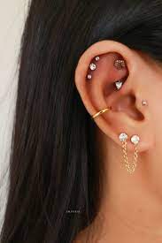 Different Multiple Cartilage Ear Piercing Ideas Earring Stud Hoop Ring Www Impuria Com Earings Piercings Ear Jewelry Pretty Ear Piercings