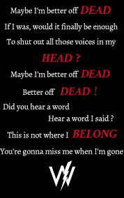 Jxdn better off dead, letra, lyrics, cancion, songtekst, text, lirik, текст песни, testi, lletra, paroles de chanson, tekst piosenki, mele, letra da. Pin On Sleeping With Sirens