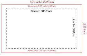 Vistaprint's default card size of 1.93x3.43 is smaller than the standard business card, which is 2x3.5. Business Card Templates Sizes Design Printing The Basics