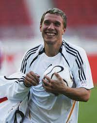 Lukas podolski has signed up to become a judge on germany's version of britain's got talent. Stuttgart Germany September 01 Lukas Podolski Laughs During The Training Session Of The German National Lukas Podolski German National Team Soccer Players