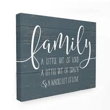 Stupell Home Decor Family Loud Crazy Love Xxl Stretched Canvas Wall Art In 2021 Stretched Canvas Wall Art Love Wall Art Wall Canvas