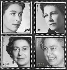 SG4739-4742 2022 Queen Elizabeth II In Memoriam Stamp Set
