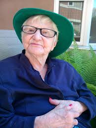 This is my beautiful, little mother the late Mrs. Emma Gallant (nee Pineau)  daughter of Henri Napoléon Pineau and Sophia Poirier of Bloomfield, taken  in 2014 when she was 97 years young.