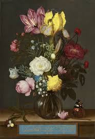 Flowers in a glass vase photography. Bouquet Of Flowers In A Glass Vase