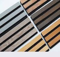 Akupanel-panel acústico absorbente de sonido, paneles de madera natural,  color blanco roble, para pared Interior de taller
