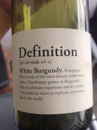 2018 Definition White Burgundy Wine Info