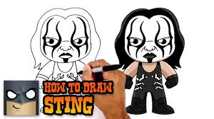 The wwe divas championship was a women's professional wrestling championship in wwe. How To Draw Sting Wwe Easy Cartoon Drawings Drawings Chibi Drawings