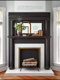 Birch Logs For Fireplace Decoration Birch Logs Sitting On Andirons Can Extend Out Onto Hearth Home House Design Home Decor