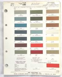 Find 1969 Dodge Ppg Color Paint Chip Chart Charger Dart All